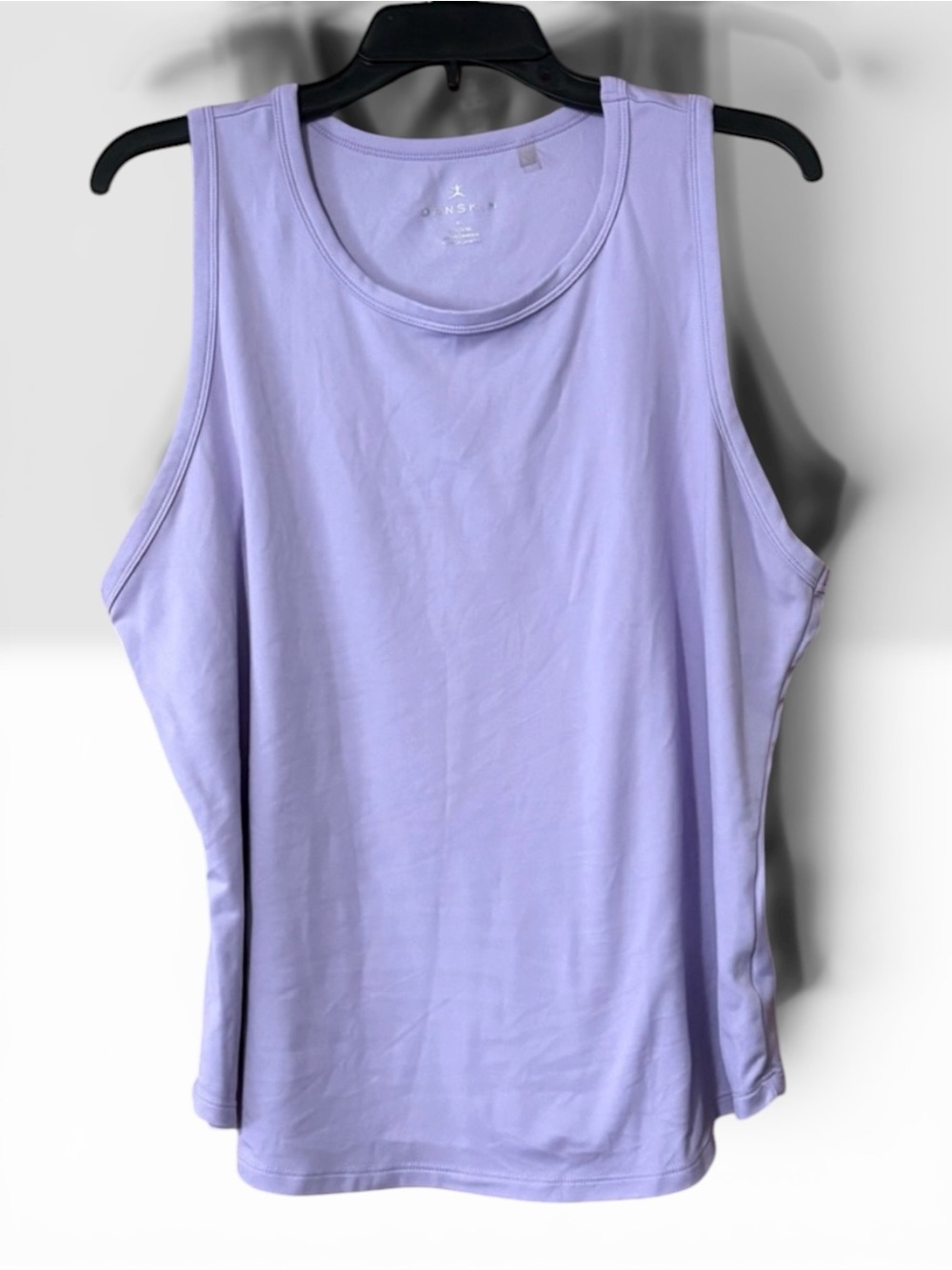 Danskin Now Women’s XL Lavender Athletic Tank Top Moisture Wicking Activewear